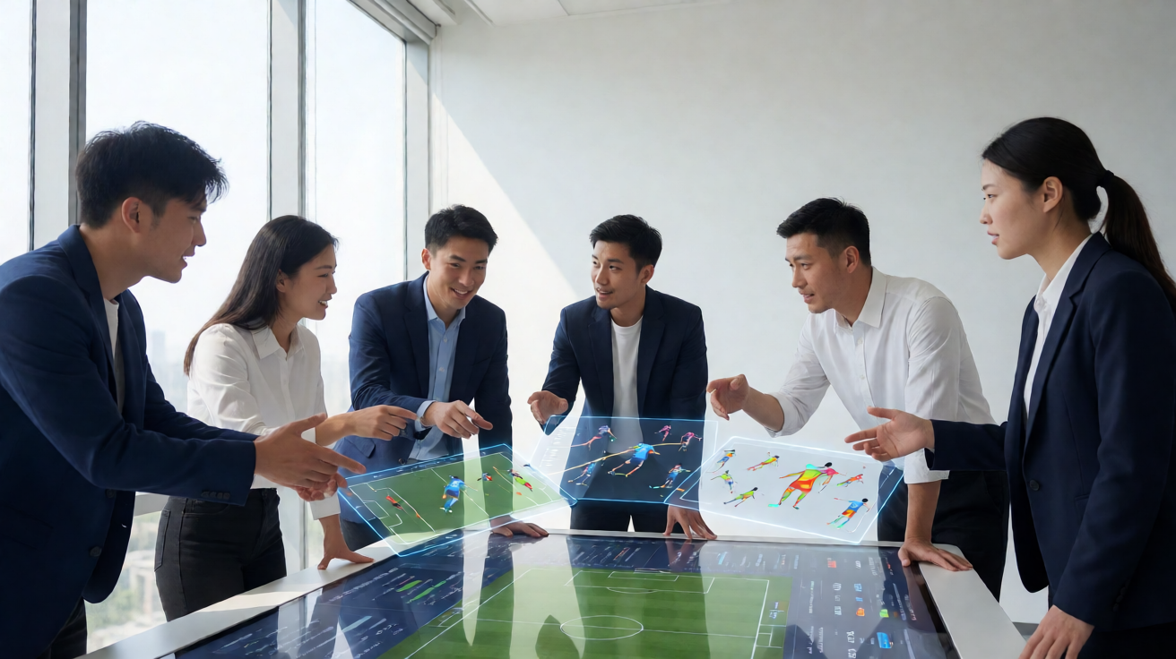 球队与球员分析 - 战术阵型图与球员跑位数据可视化